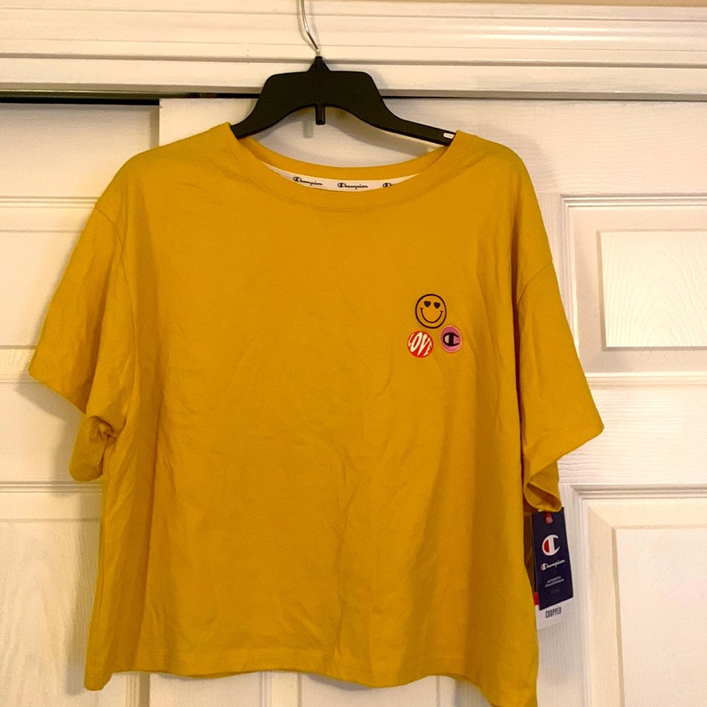 Champion Cropped T-Shirt Sz XL NWT